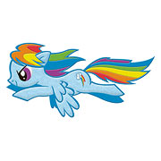 My Little Pony Rainbow Dash Flying Patch